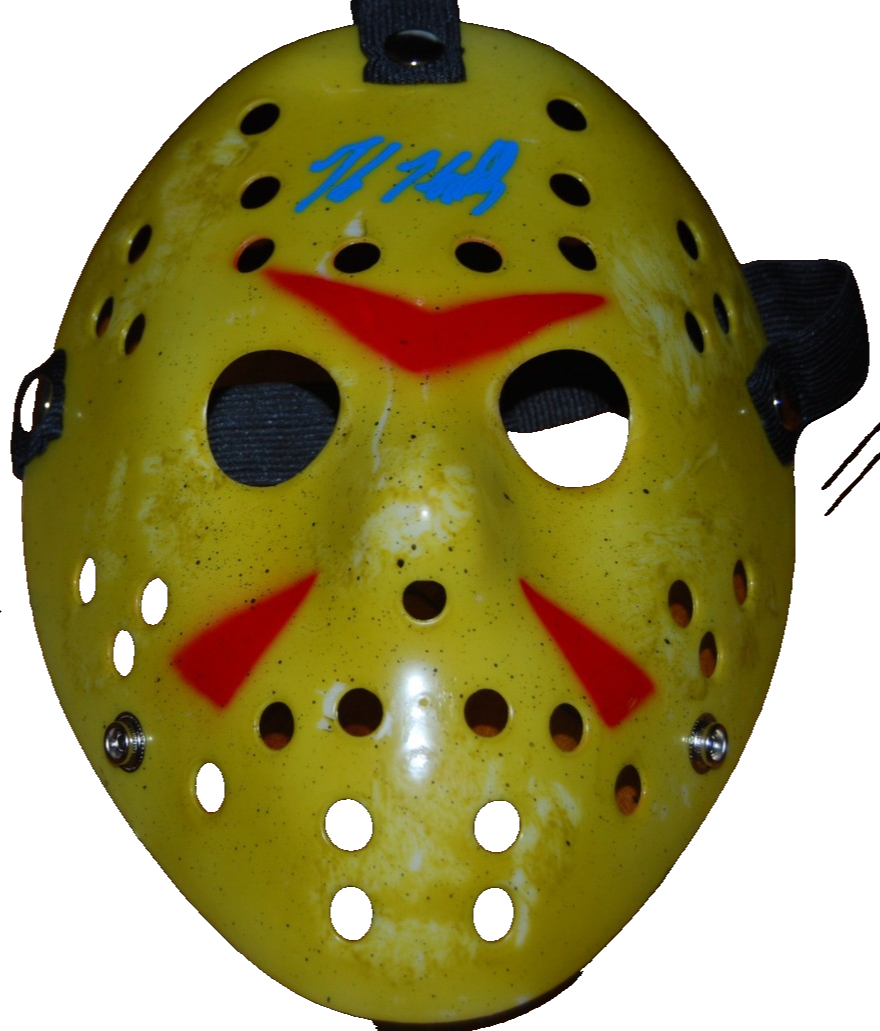 KANE HODDER signed (FRIDAY THE 13TH) Jason Voorhees hockey mask BECKETT BU41332