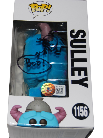 PETE DOCTER signed (MONSTER INC) Sulley Funko Pop #1156 BECKETT BAS BF87199
