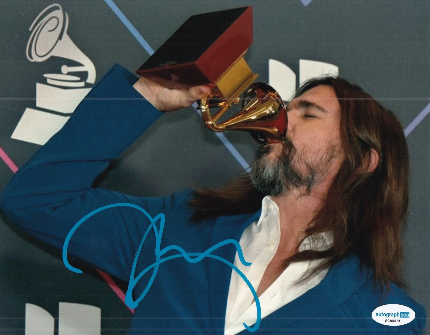 JUANES signed (PETALO DE SAL) COLUMBIAN music Singer 8X10 photo ACOA SC98573