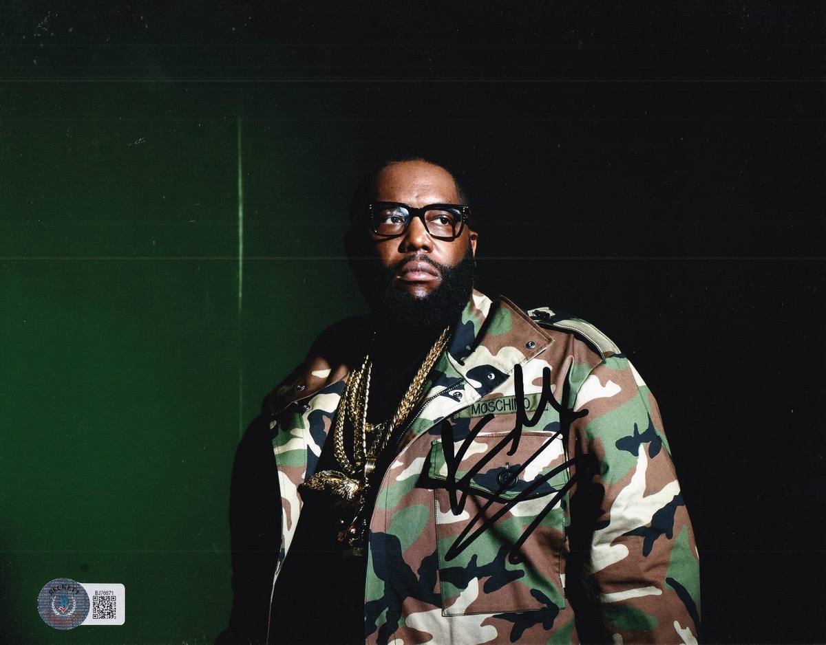 KILLER MIKE signed (DOWN BY THE LAW) RAPPER 8X10 photo BECKETT BAS BJ76671
