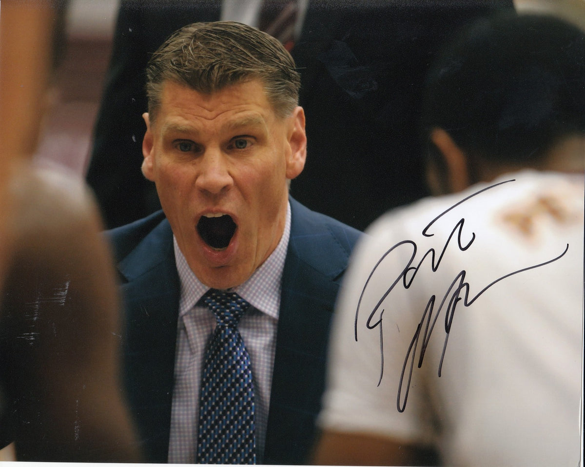 PORTER MOSER signed (LOYOLA RAMBLERS) Basketball 8X10 photo *PROOF* W/COA #5