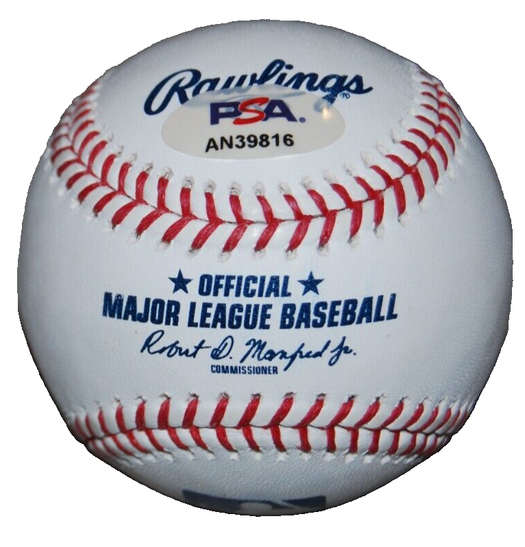 JORDAN WICKS signed (CHICAGO CUBS) Major League OML baseball PSA/DNA AN39816