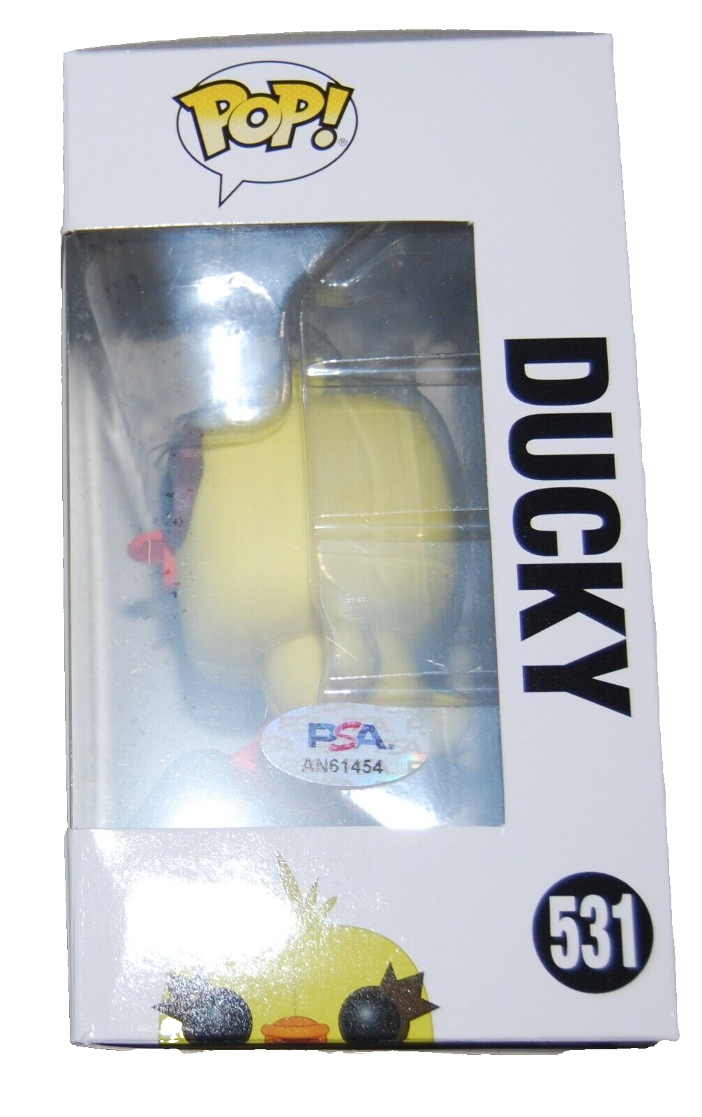 KEEGAN-MICHAEL KEY signed (TOY STORY 4) DUCKY #531 Funko Pop PSA/DNA AN61454