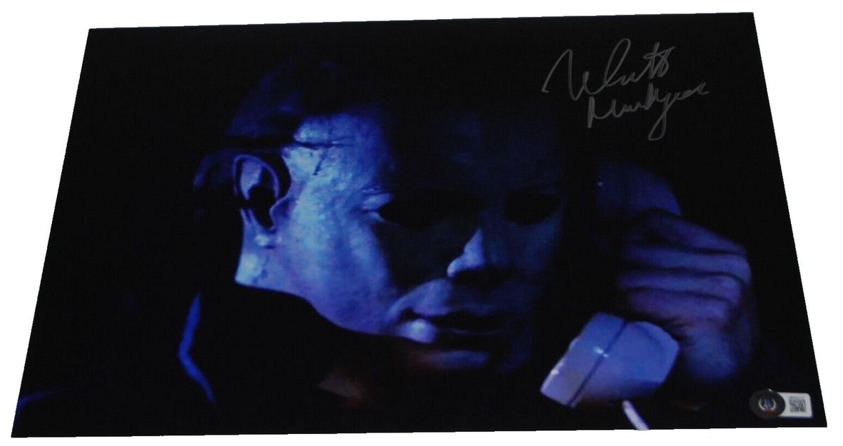 NICK CASTLE signed (HALLOWEEN) Movie 11X14 Michael Myers BECKETT BAS 1W002710