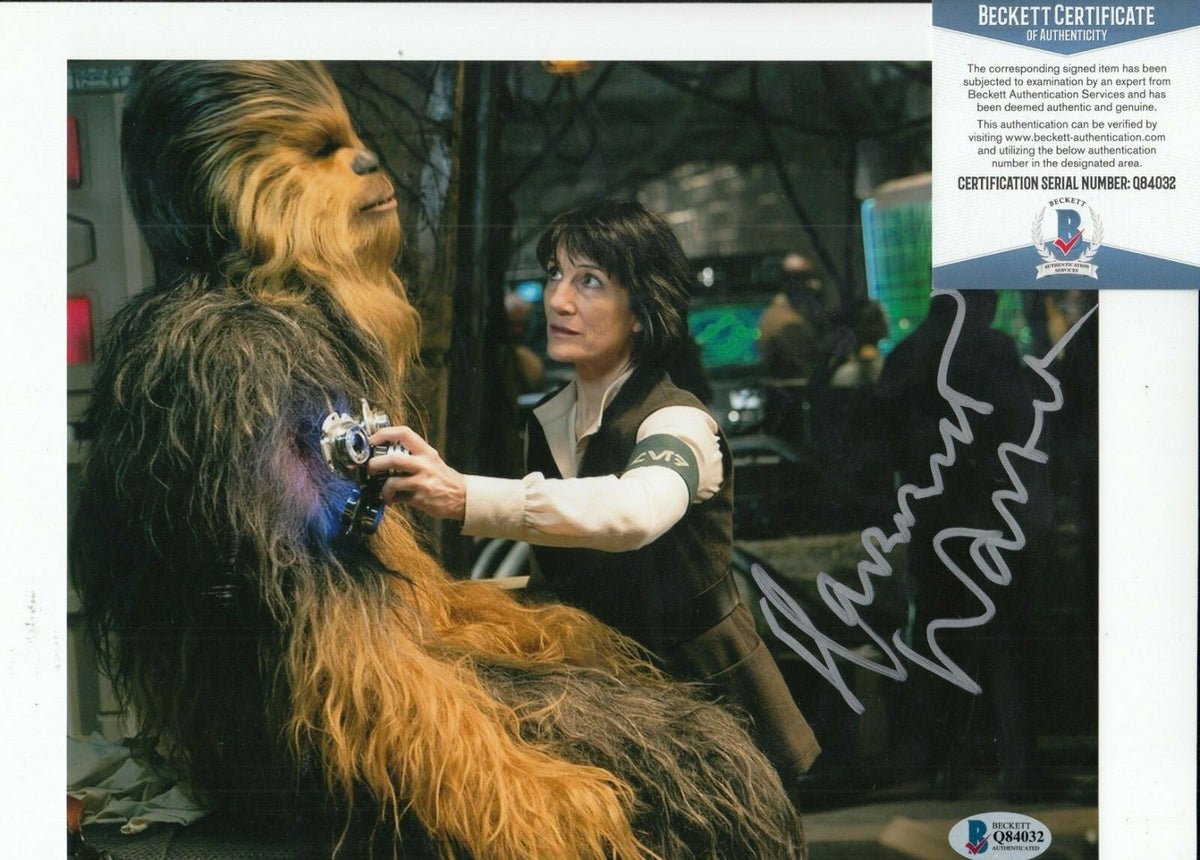 HARRIET WALTER signed (STAR WARS THE FORCE AWAKENS) 8X10 photo BAS BECKETT #5