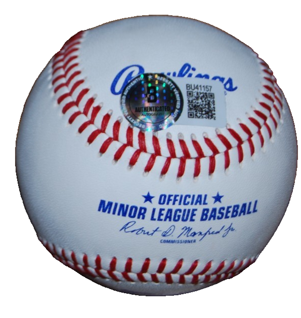 COLSON MONTGOMERY signed (CHICAGO WHITE SOX) minor league ball BECKETT BU41157