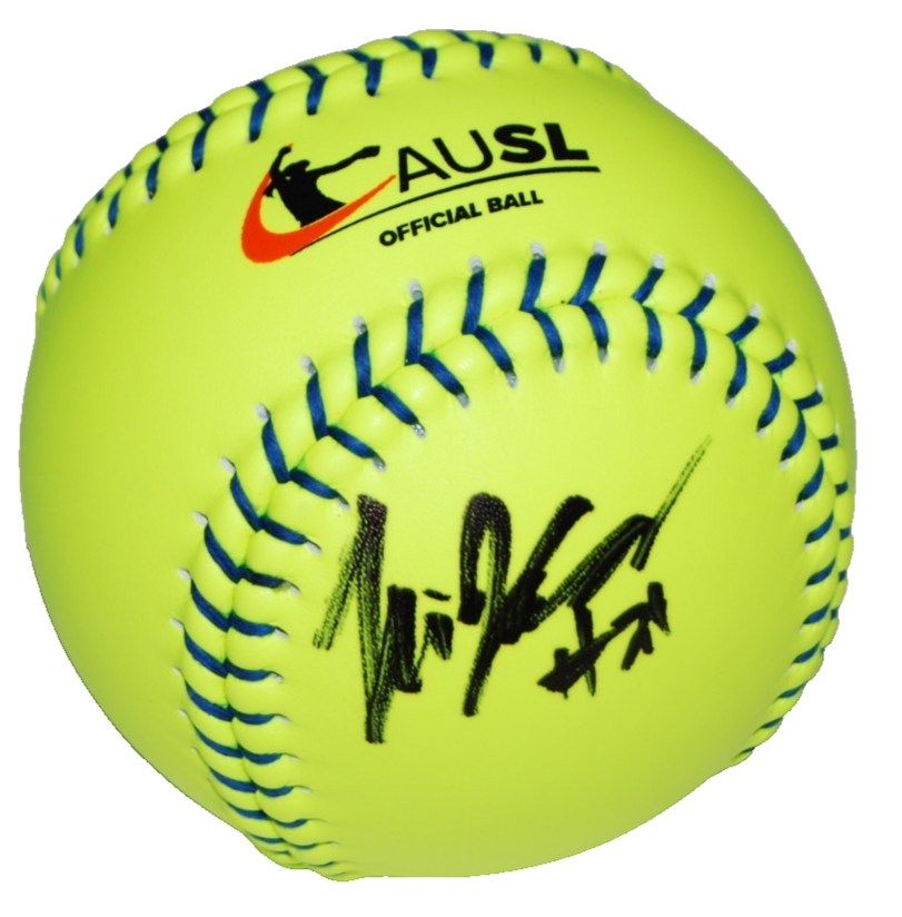 NIJAREE CANADY signed (USA SOFTBALL) TEXAS VOLTS Softball BECKETT BAS BY085966
