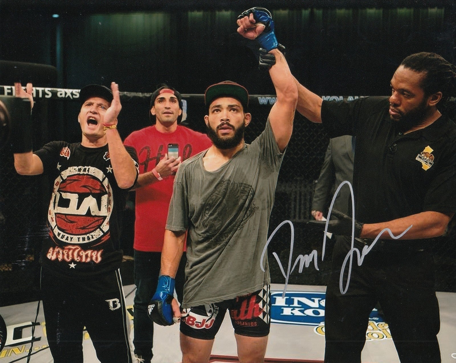 DAN "DYNAMITE" IGE signed (UFC) MMA FIGHTING DANIMAL 8X10 photo W/COA