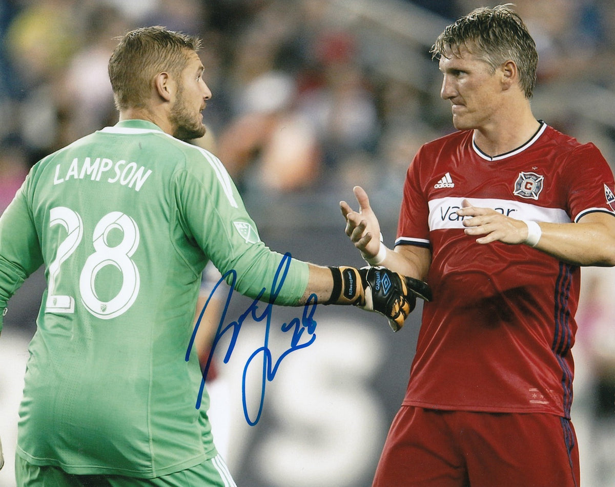 MATT LAMPSON signed *CHICAGO FIRE* autographed SOCCER 8X10 photo W/COA #1