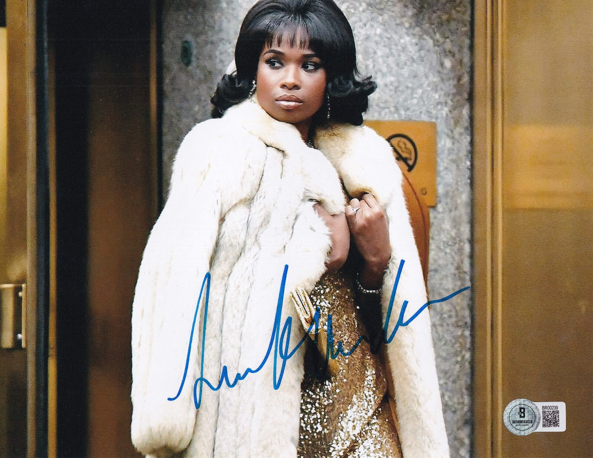 JENNIFER HUDSON signed (RESPECT) Aretha Franklin movie 8X10 BECKETT BAS BR00239