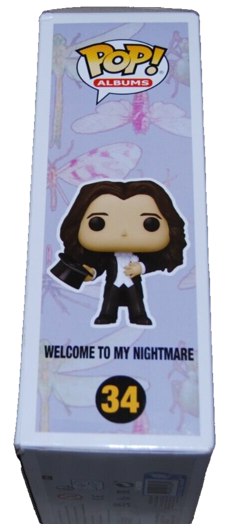 ALICE COOPER signed (WELCOME TO MY NIGHTMARE) #34 Funko pop BECKETT BR00376