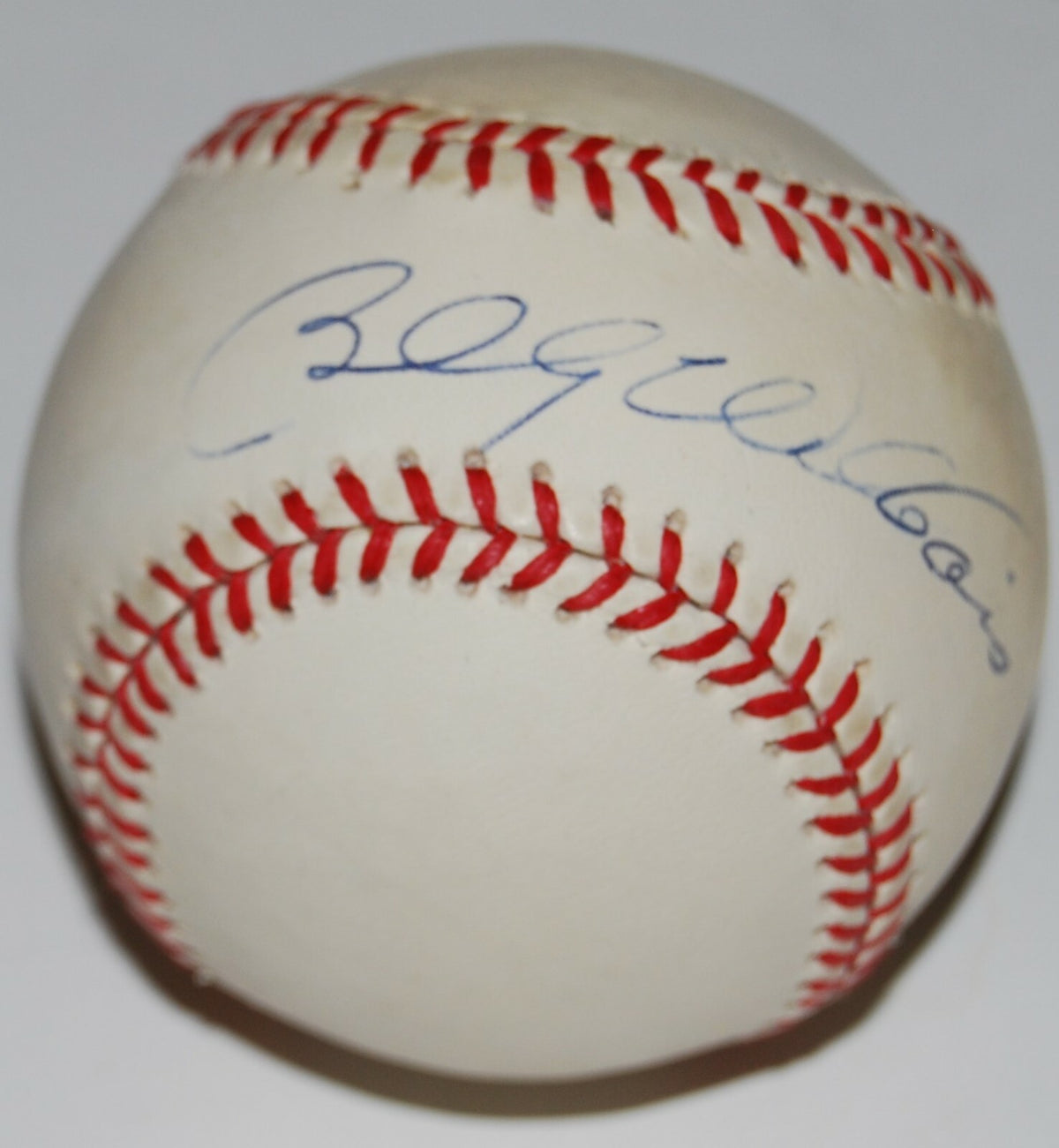 BILLY WILLIAMS signed ONL National League baseball (CHICAGO CUBS) W/COA
