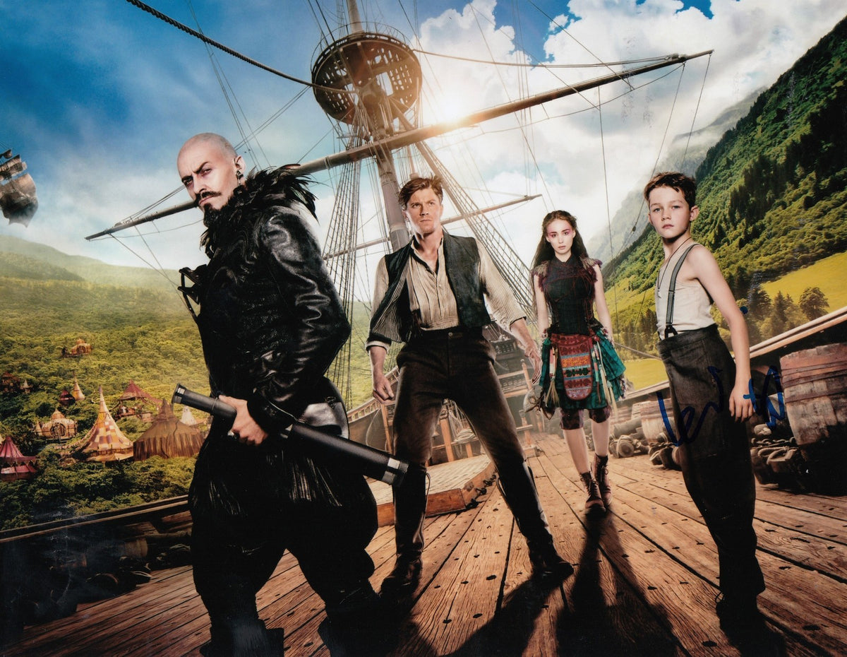 LEVI MILLER signed *PAN* Peter Pan MOVIE 8X10 photo W/COA *PROOF* #1