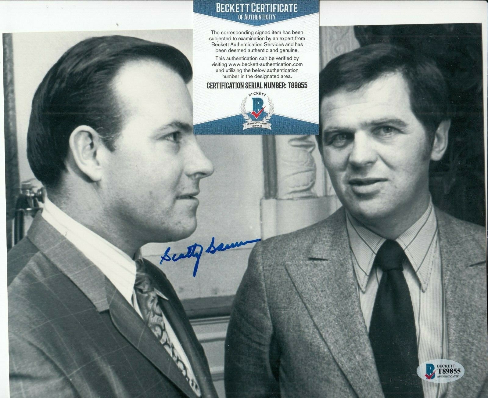 SCOTTY BOWMAN signed (MONTREAL CANADIENS) Hockey 8X10 photo BECKETT BAS T89855