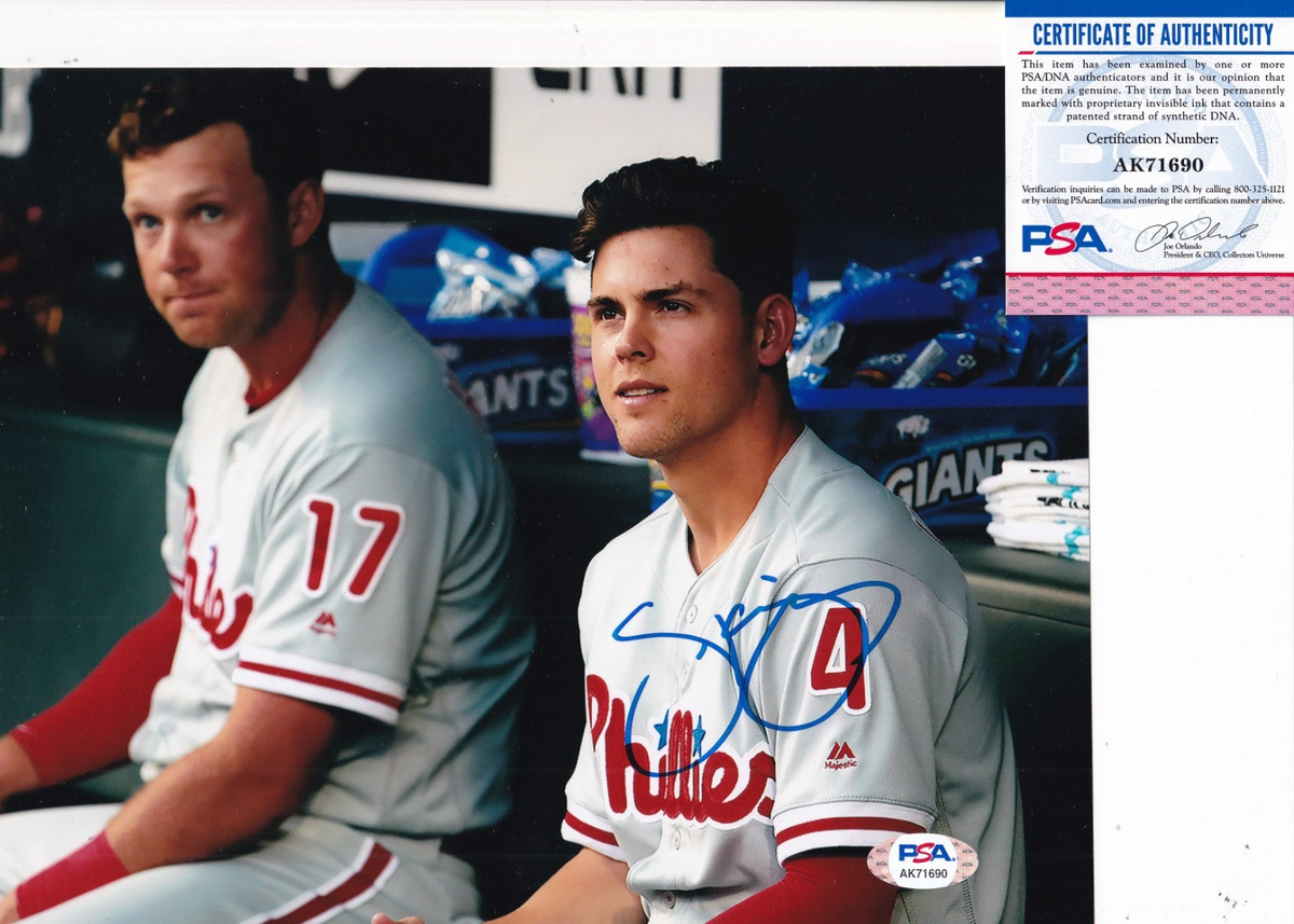 SCOTT KINGERY signed (PHILADELPHIA PHILLIES) baseball 8X10 photo PSA/DNA AK71690