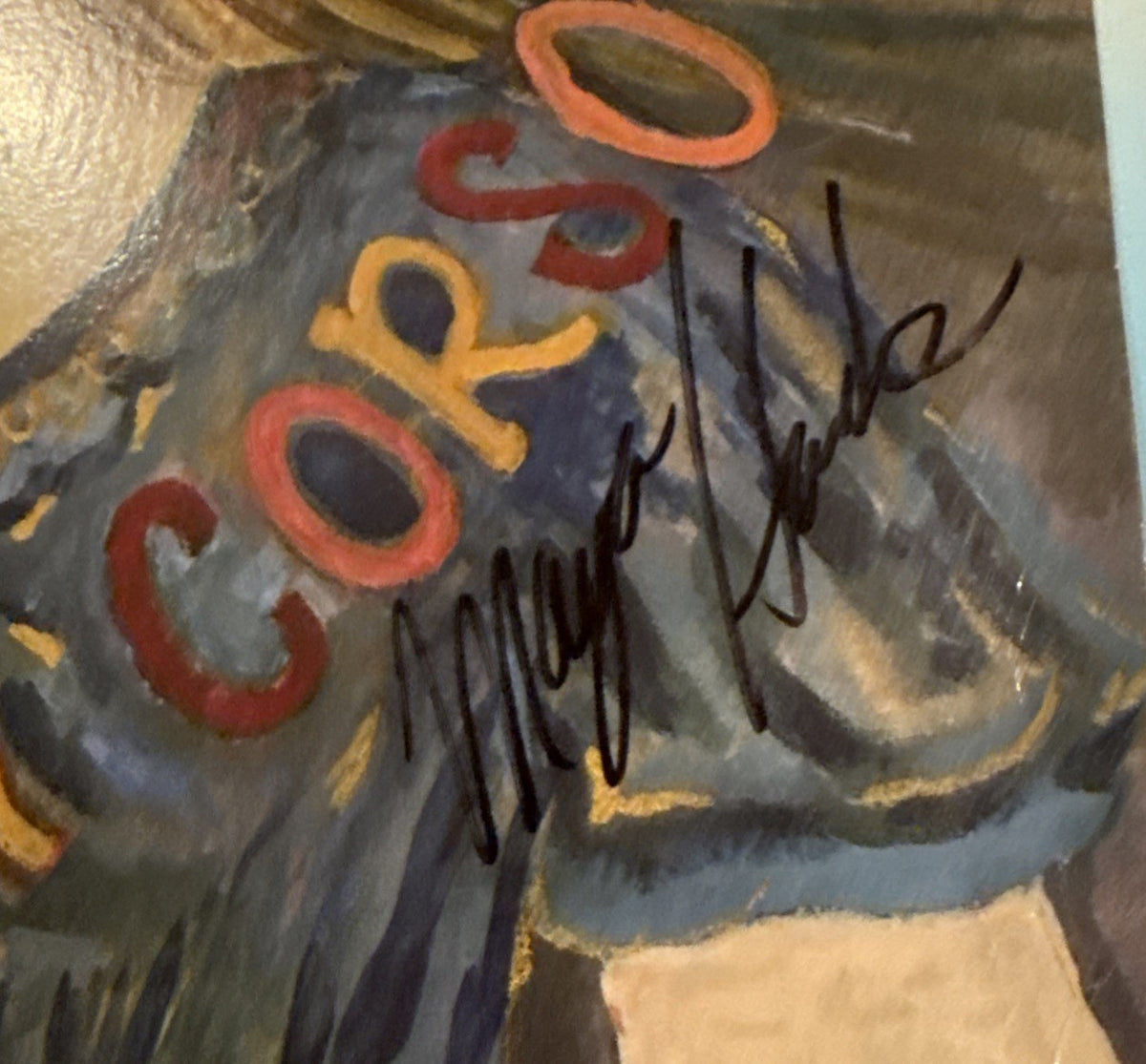 MAYA HAWKE signed (MAIFREYA CORSO) Vinyl record Album BECKETT BAS BY085844