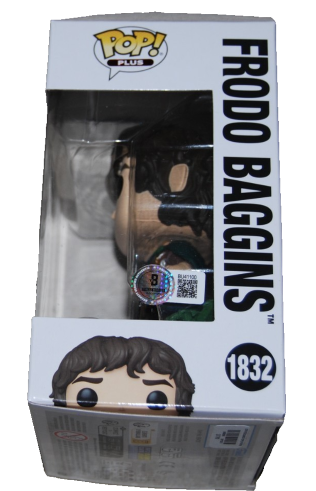 ELIJAH WOOD signed (LORD OF THE RINGS) Frodo 1832 Funko Pop Plus BECKETT BU41100