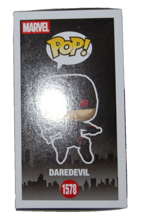 CHARLIE COX signed (DAREDEVIL) Born Again Funko Pop #1578 BECKETT BY085869