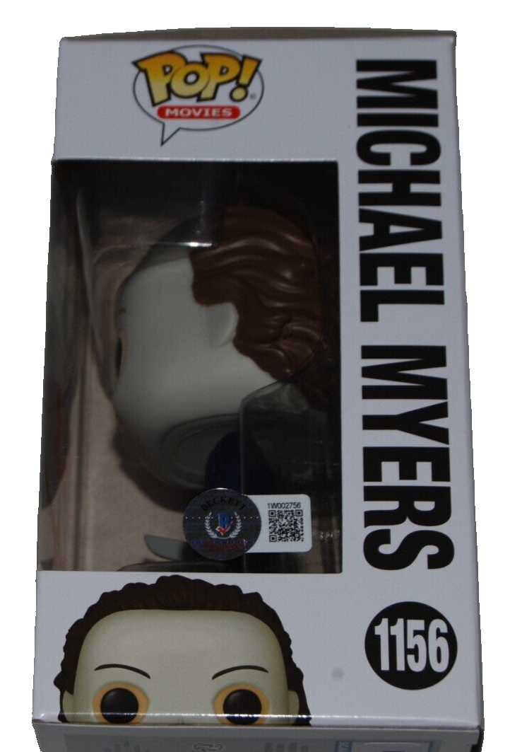 NICK CASTLE signed (HALLOWEEN Michael Myers Funko pop #1156 BECKETT BAS 1W002756
