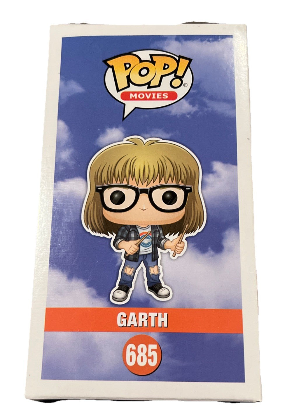 DANA CARVEY  signed (WAYNES WORLD) Garth Funko Pop #685 Beckett BAS BT78156