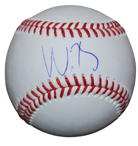 WERNER BLAKELY signed (LOS ANGLES ANGELS) Prospect OML baseball JSA COA AH95644
