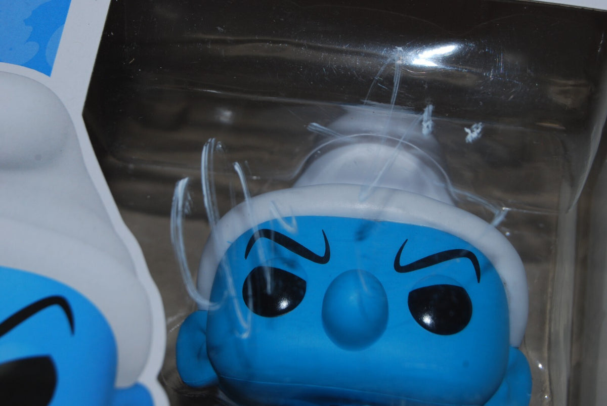 GEORGE LOPEZ signed (THE SMURFS) Grouchy Funko Pop #1518 BECKETT BAS BN65931