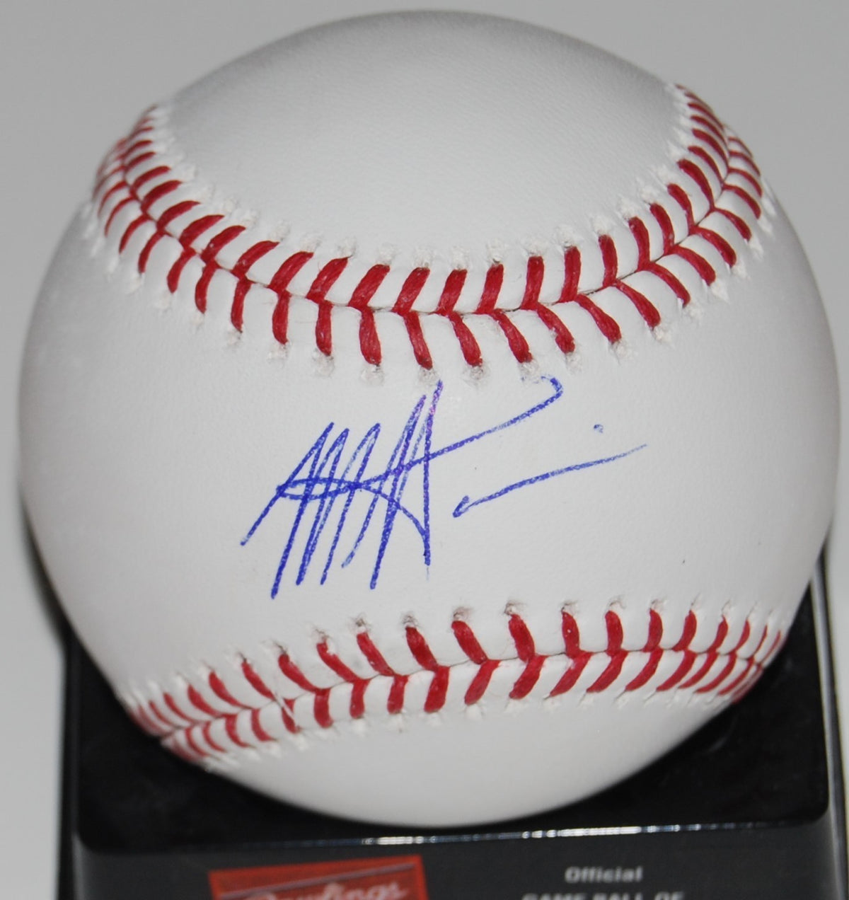 MONTE HARRISON signed Official Major League baseball (MILWAUKEE BREWERS) W/COA