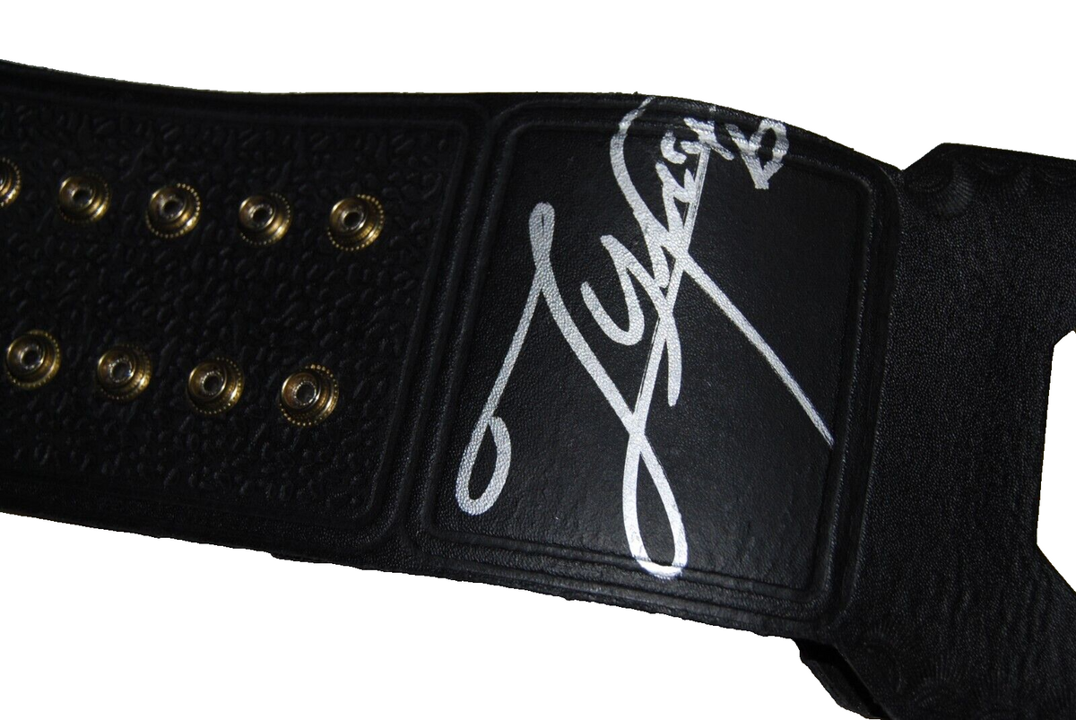 UMAR NURMAGOMEDOV signed (UFC) MMA Leather Championship Belt JSA AZ02786