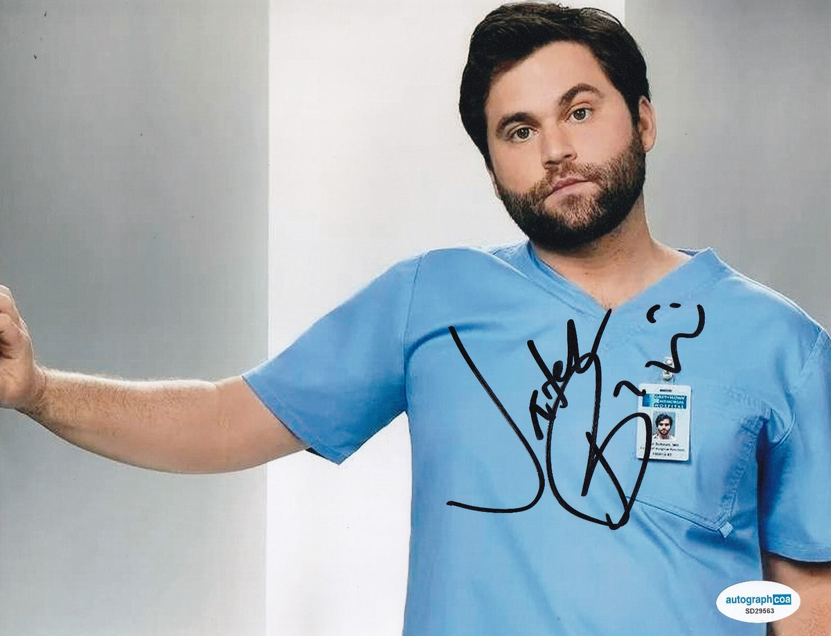 JAKE BORELLI signed (GREY'S ANATOMY) Dr Levi Schmitt 8X10 photo ACOA SD29563