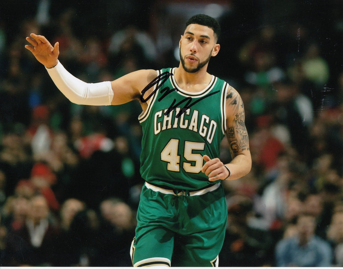 DENZEL VALENTINE signed (CHICAGO BULLS) autograph BASKETBALL 8X10 photo W/COA #3
