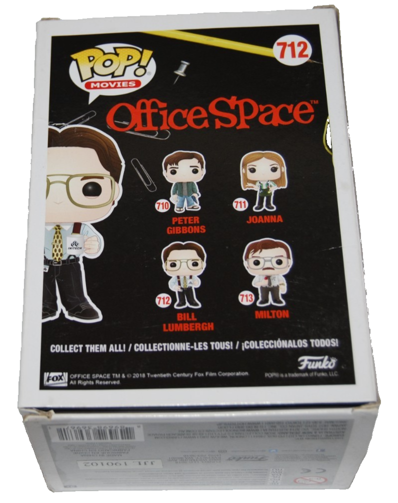 GARY COLE signed (OFFICE SPACE) Bill Lumbergh Funko Pop #712 BECKETT BY085875