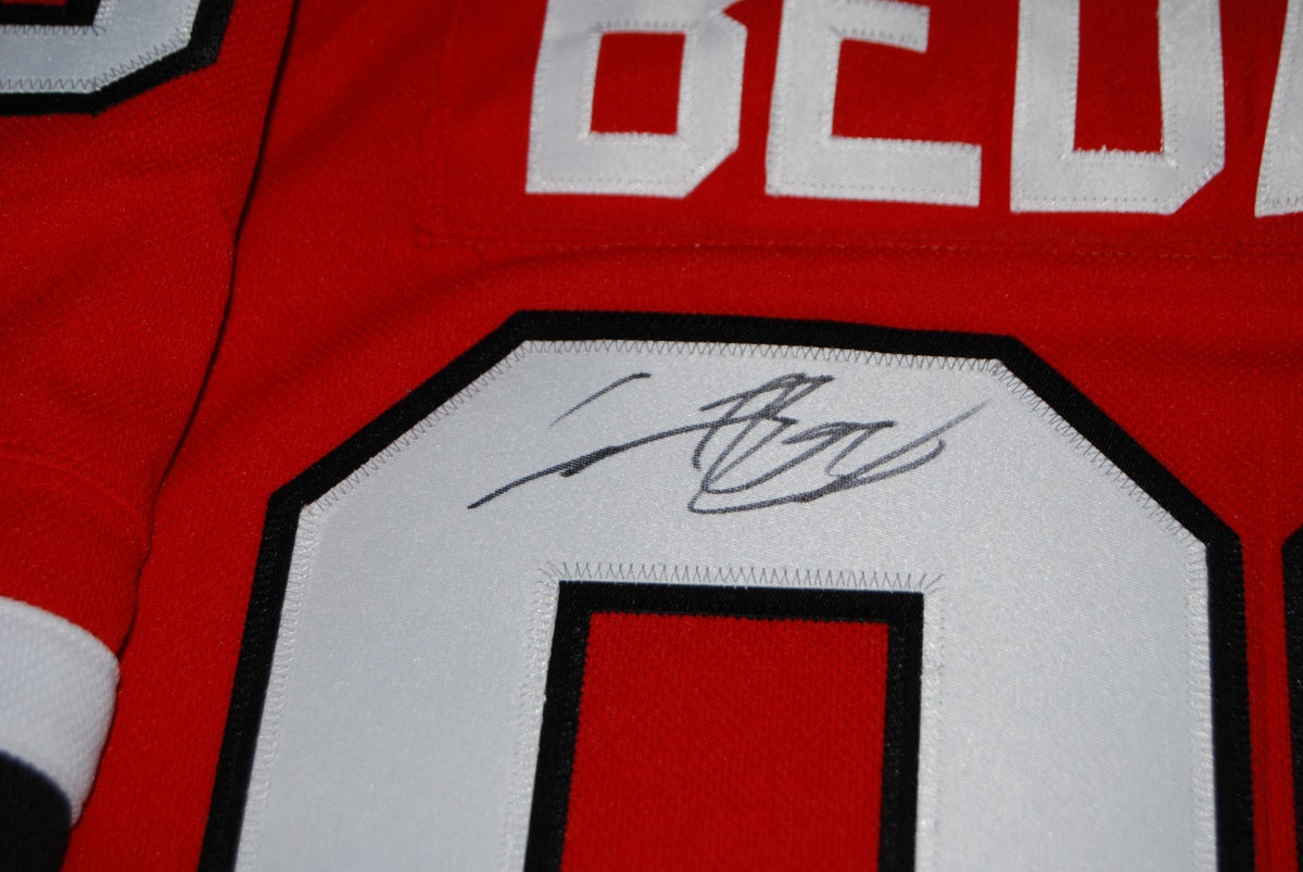 CONNOR BEDARD signed (CHICAGO BLACKHAWKS) Premium hockey jersey BECKETT AE61921