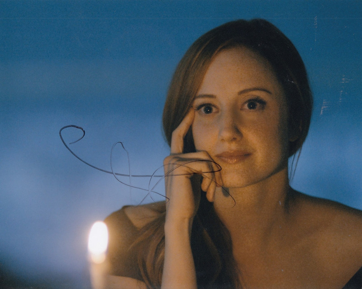 ANDREA RISEBOROUGH signed (OBLIVION) Movie 8X10 *Victoria* photo W/COA