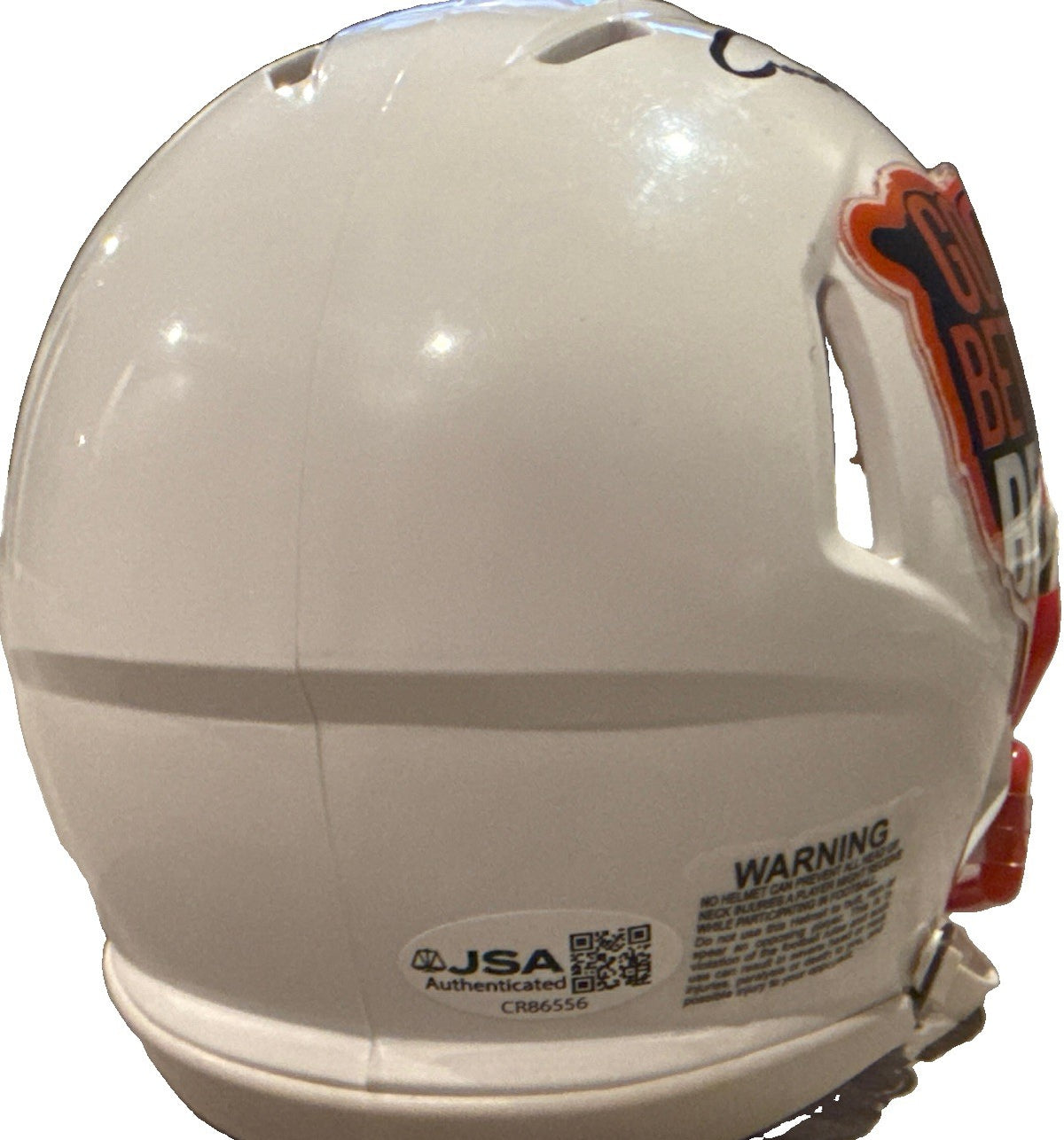 CAIRO SANTOS signed (CHICAGO BEARS) Good Better Best Mini helmet JSA CR86556