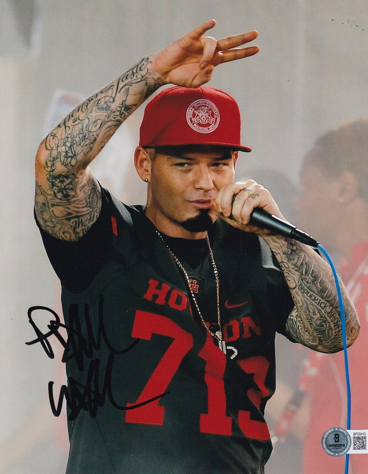 PAUL WALL signed (THE PEOPLES CHAMP) Rapper music 8X10 photo BECKETT BP09415