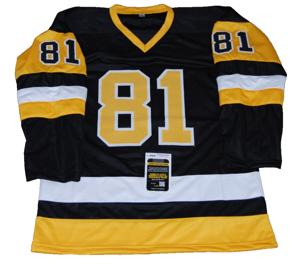 BEN KINDEL signed (PITTSBURGH PENGUINS) custom hockey jersey JSA COA + PROOF