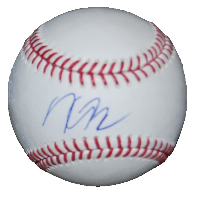 KRIS BRYANT signed (COLORADO ROCKIES) OML baseball Cubs  BECKETT BAS BL29030