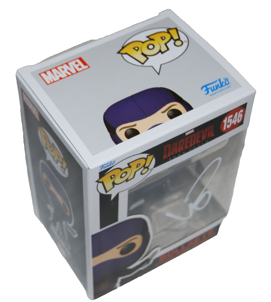 WILSON BETHEL signed (DAREDEVIL) BULLSEYE Funko Pop #1546 BECKETT BY085862