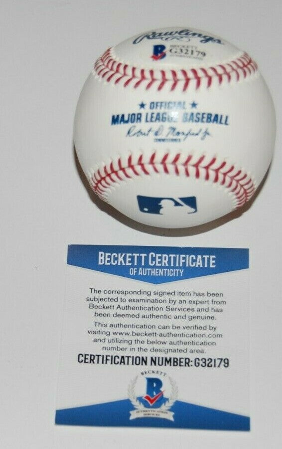 ANTHONY SEIGLER signed (NEW YORK YANKEES) Official Major League baseball BECKETT