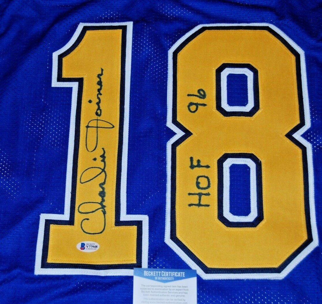 CHARLIE JOINER signed SAN DIEGO CHARGERS Custom Stitched football jersey BECKETT