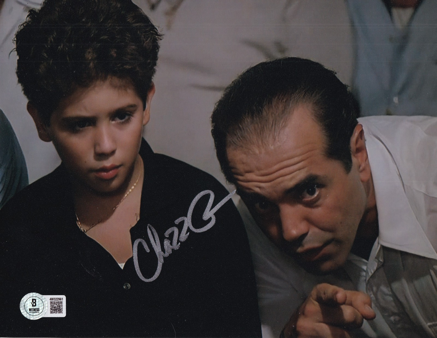 CHAZZ PALMINTERI signed (A BRONX TALE) Sonny Movie 8X10 photo BECKETT 4W322961