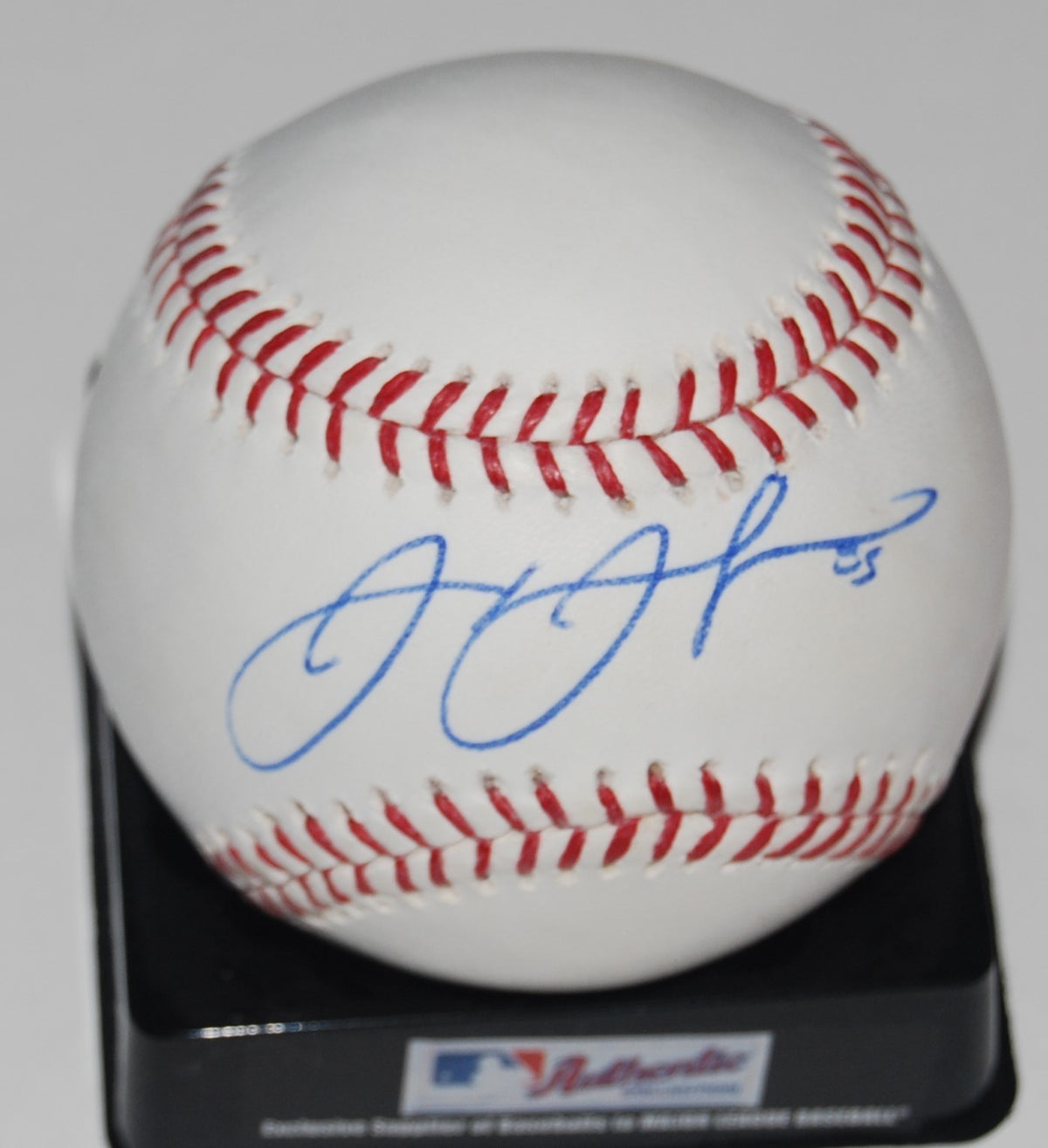 JOSH JOHNSON signed OML baseball *BLUE JAYS MIAMI MARLINS* autographed W/COA