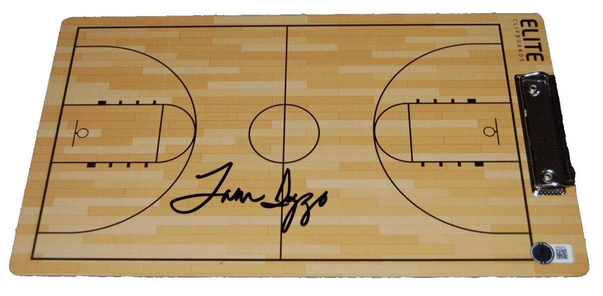 TOM IZZO signed (MICHIGAN STATE SPARTANS) Coaches clipboard BECKETT BAS BR32973