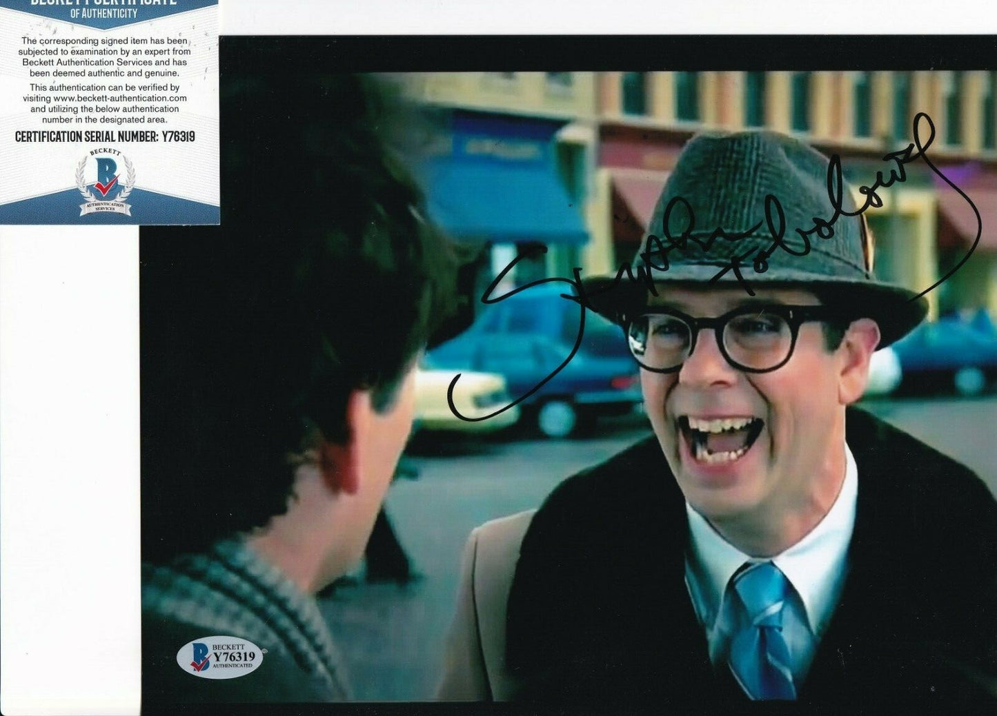 STEPHEN TOBOLOWSKY signed (GROUNDHOG DAY) Movie 8X10 photo BECKETT BAS Y76319