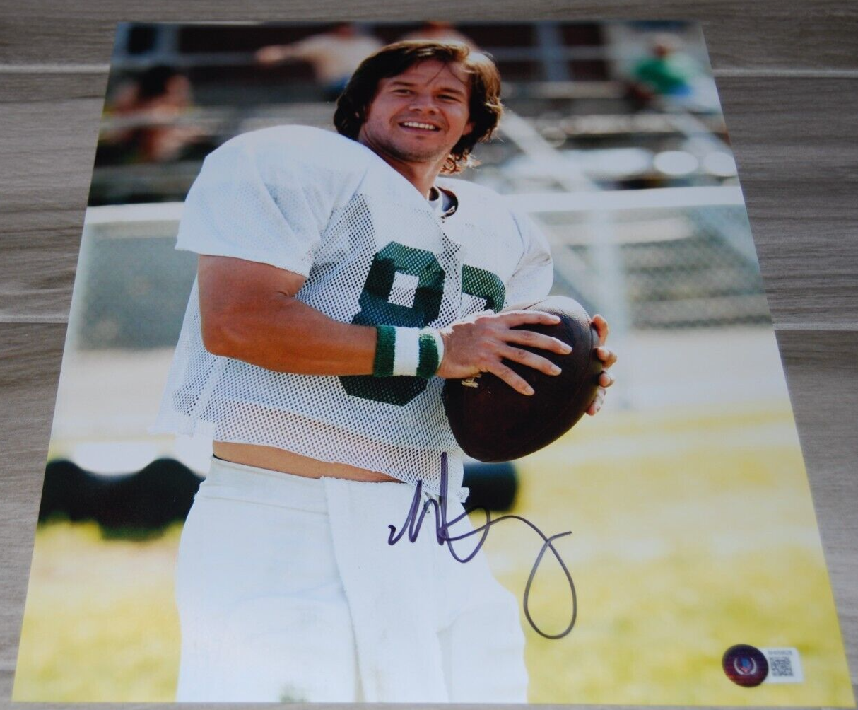 MARK WAHLBERG signed (INVINCIBLE) Movie 11X14 photo BECKETT BAS BH058628