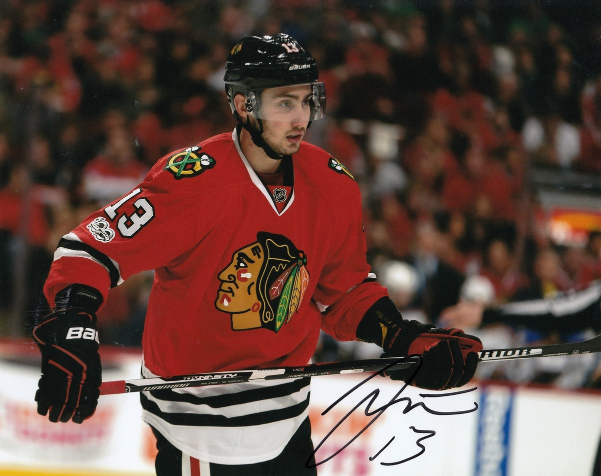 TOMAS JURCO signed (CHICAGO BLACKHAWKS) 8X10 AUTOGRAPHED photo W/COA #2