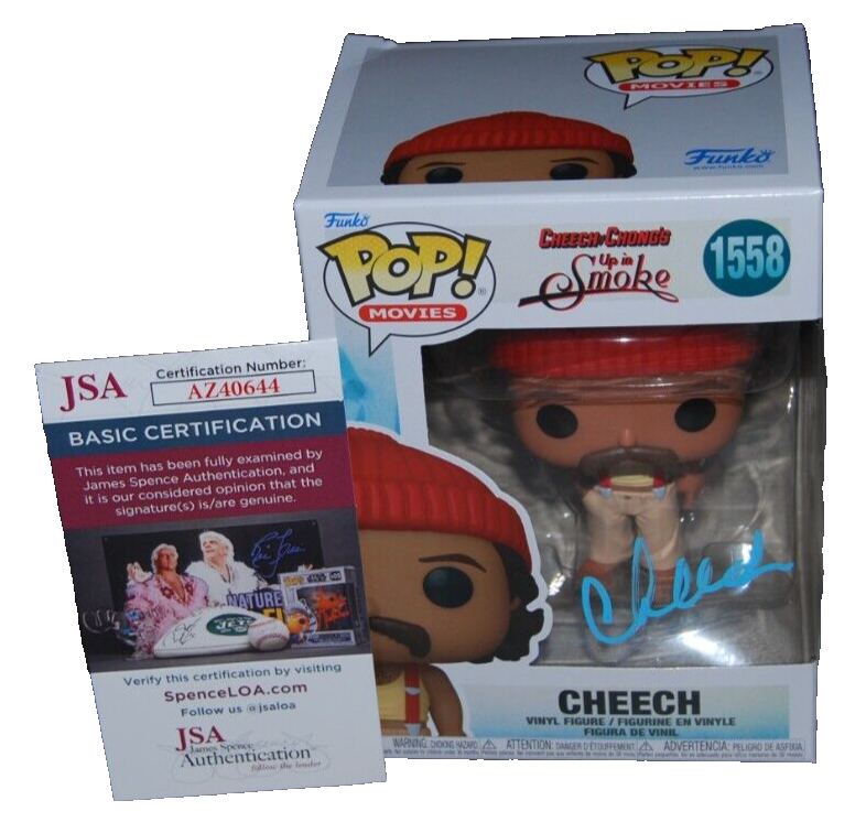 CHEECH MARIN signed  (UP IN SMOKE)  autographed Funko Movie Pop 1558 JSA AZ40644