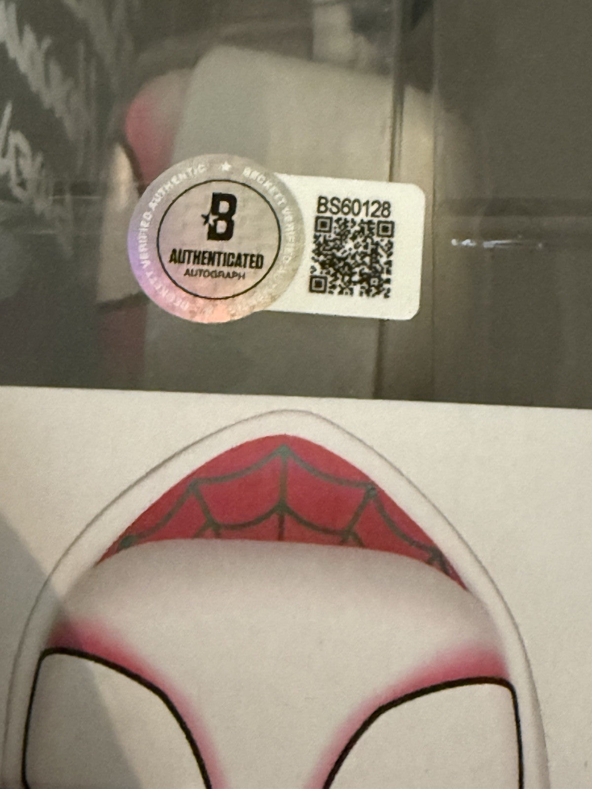 BRYCE DALLAS HOWARD signed (Spider Man) Gwen Funko Pop #1479 BECKETT BAS BS60128