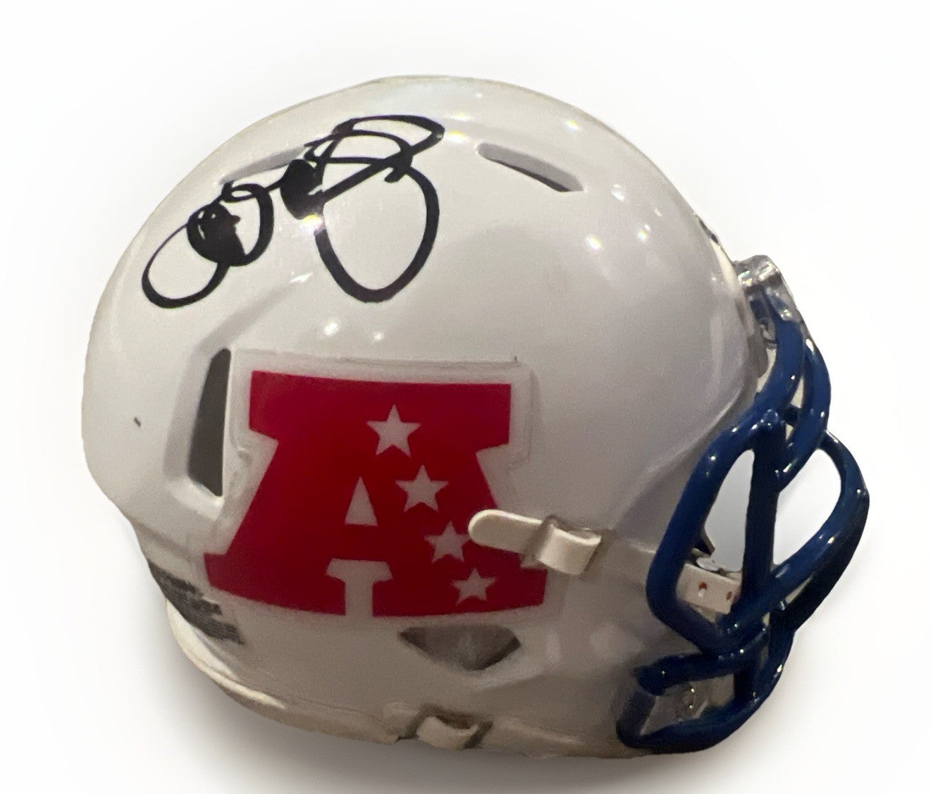 AL MICHAELS signed (Thursday Night Football) Announcer mini  helmet PSA/DNA