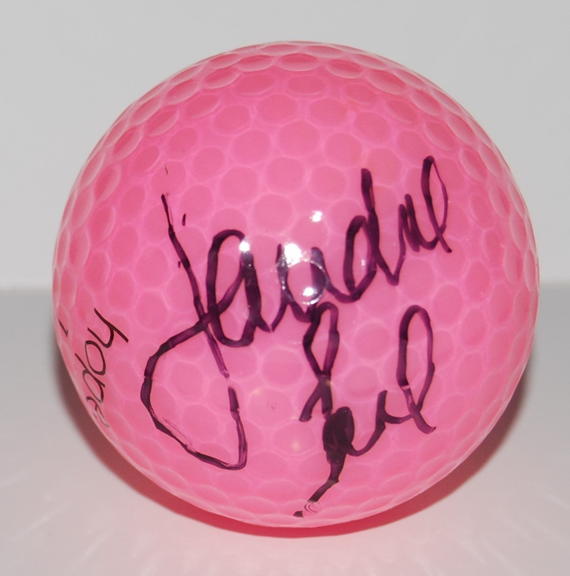 SANDRA GAL signed *LPGA* PINK WILSON HOPE golf ball W/COA GERMANY